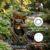 Fuente de Agua Eléctrica para Jardín "Rustic Brook"