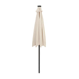 Parasol LED inclinable de 2,7 m – Crema