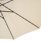 Parasol LED inclinable de 2,7 m – Crema