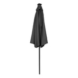 Parasol LED inclinable de 2,7 m – Gris