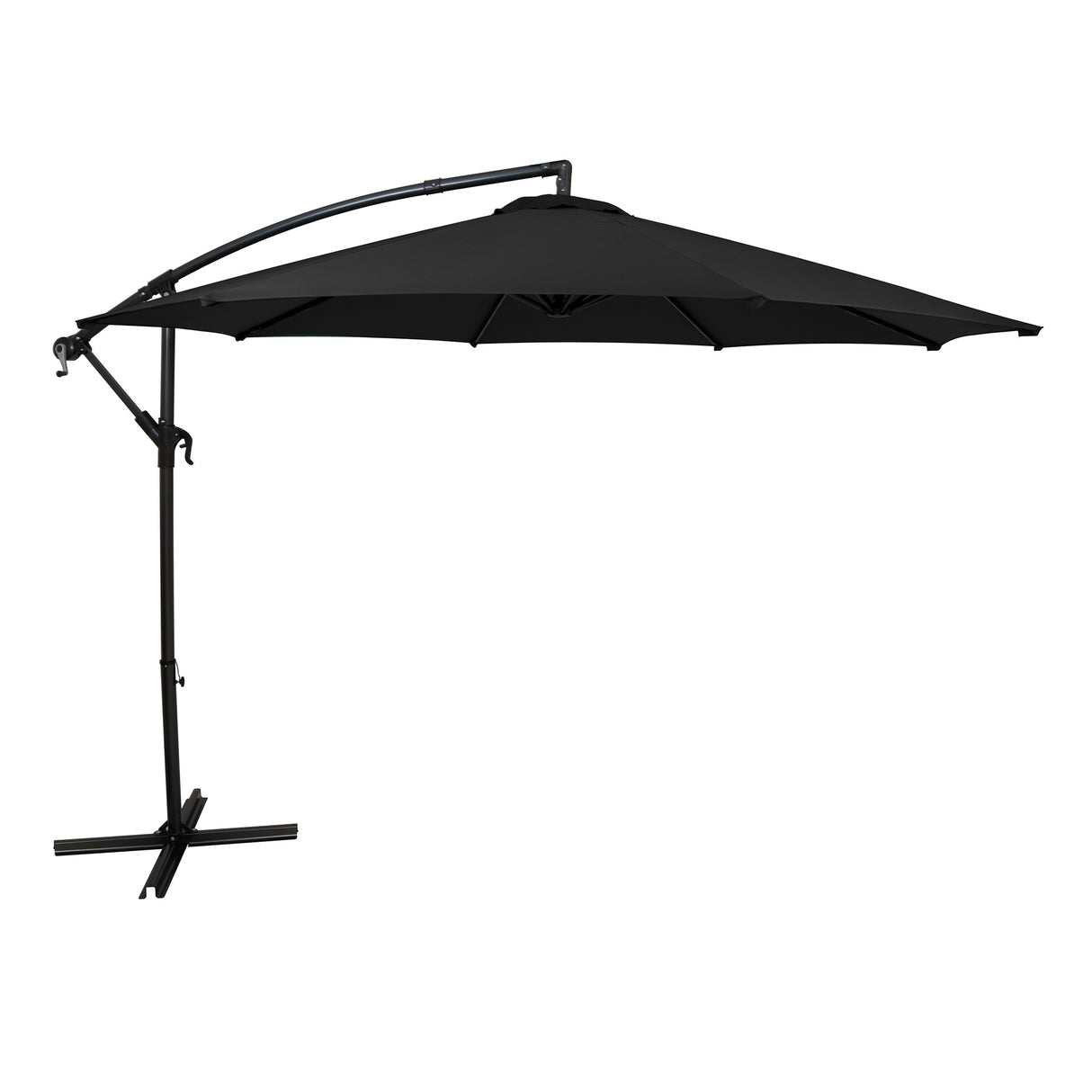 Parasol Excéntrico de 3 m – Negro