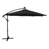 Parasol Excéntrico LED de 3 m – Negro