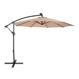 Parasol Excéntrico LED de 3 m – Beige