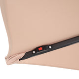 Parasol Excéntrico LED de 3 m – Beige