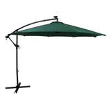 Parasol Excéntrico LED de 3 m – Verde