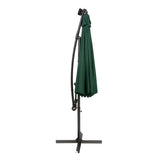 Parasol Excéntrico LED de 3 m – Verde