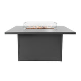Conjunto de Jardín de Aluminio para 7 Personas con Mesa Brasero