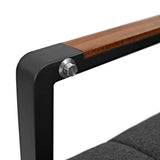Conjunto de Muebles Reclinables para 5 Personas con Mesa Brasero