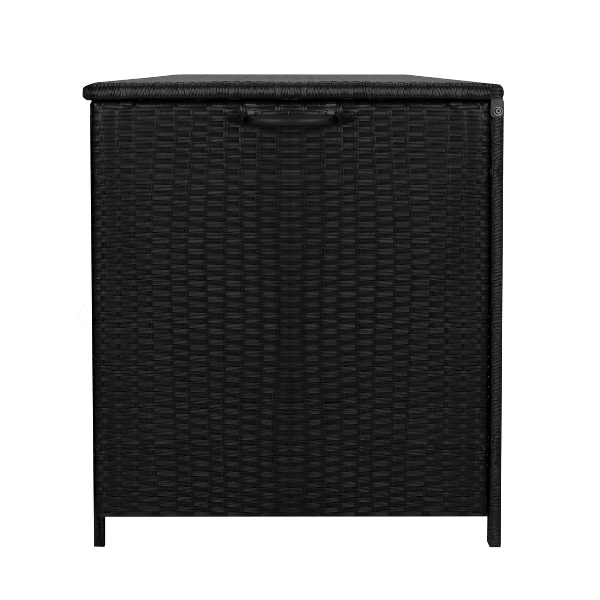 Baúl de Almacenaje de Ratán 700L – Negro