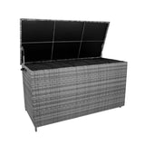 Baúl de Almacenaje de Ratán 700L – Gris