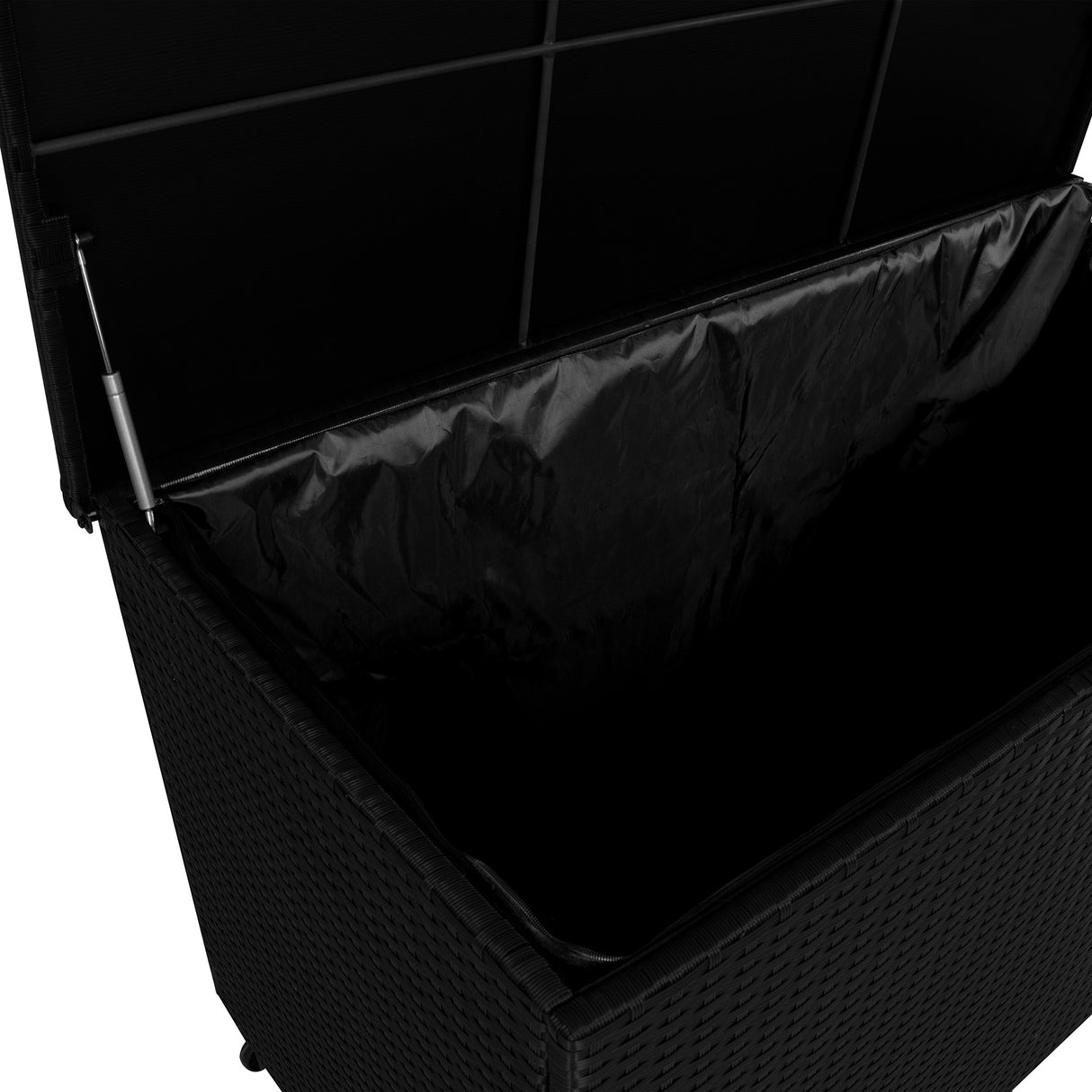 Baúl de Almacenaje de Ratán 996L – Negro