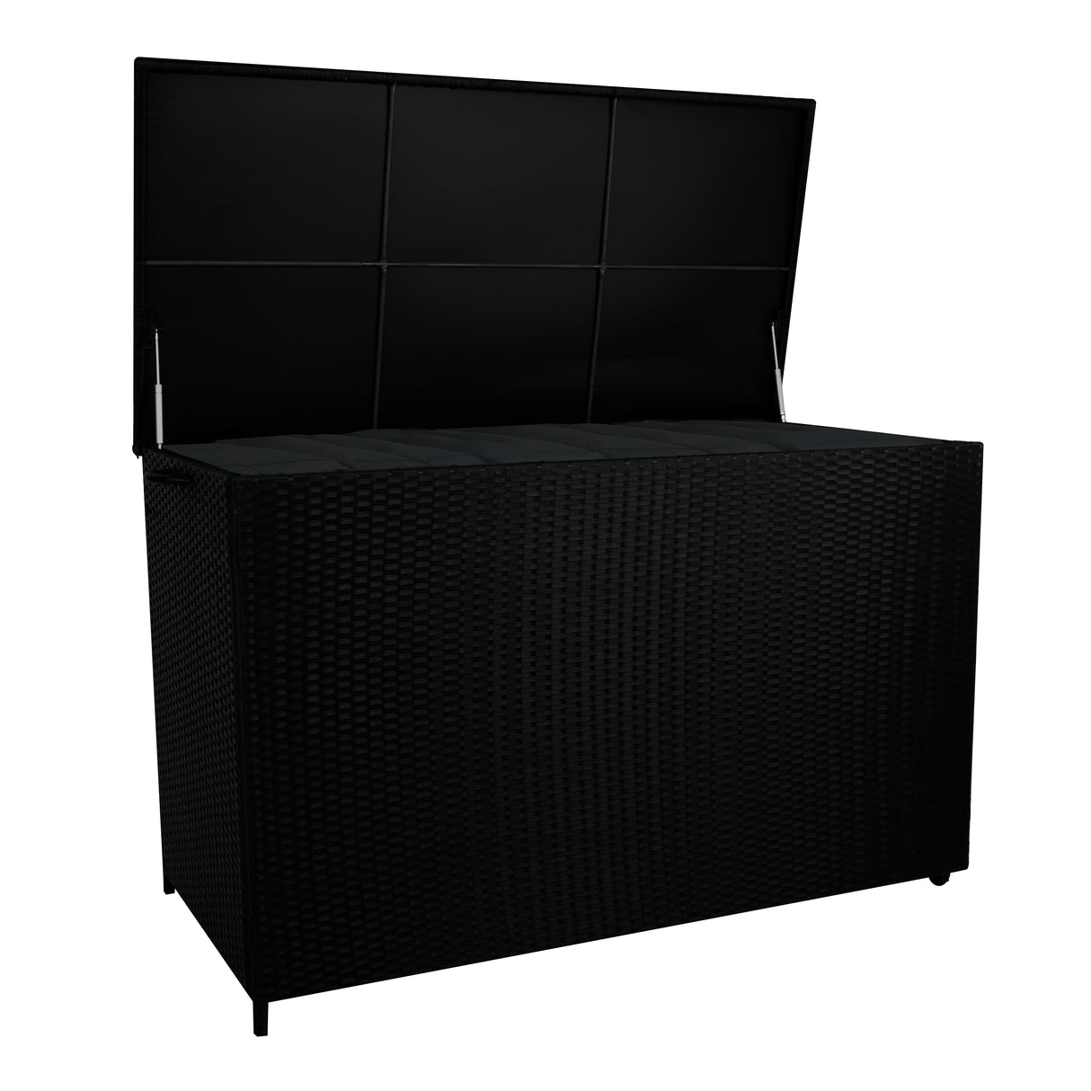 Baúl de Almacenaje de Ratán 996L – Negro