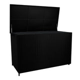 Baúl de Almacenaje de Ratán 996L – Negro
