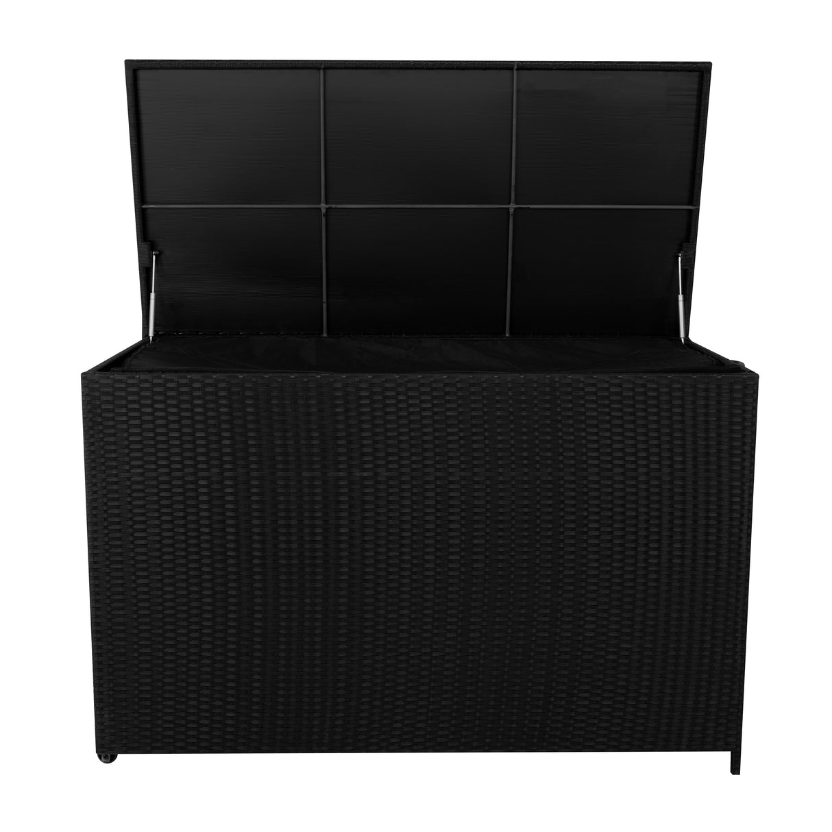 Baúl de Almacenaje de Ratán 996L – Negro