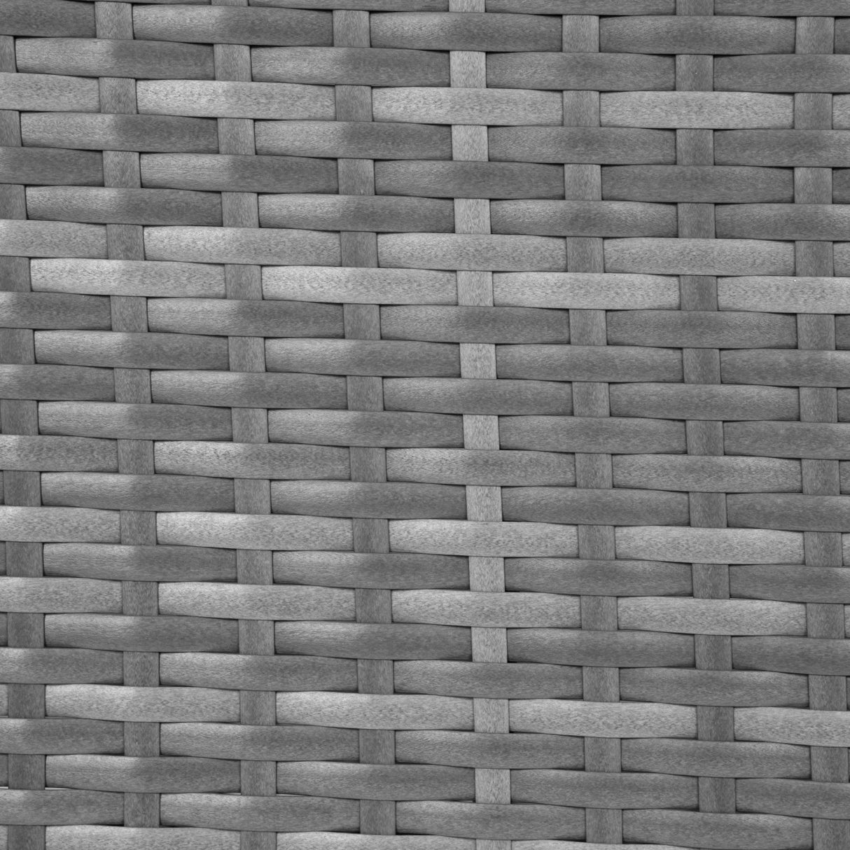 Baúl de Almacenaje de Ratán 996L – Gris