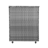 Baúl de Almacenaje de Ratán 996L – Gris