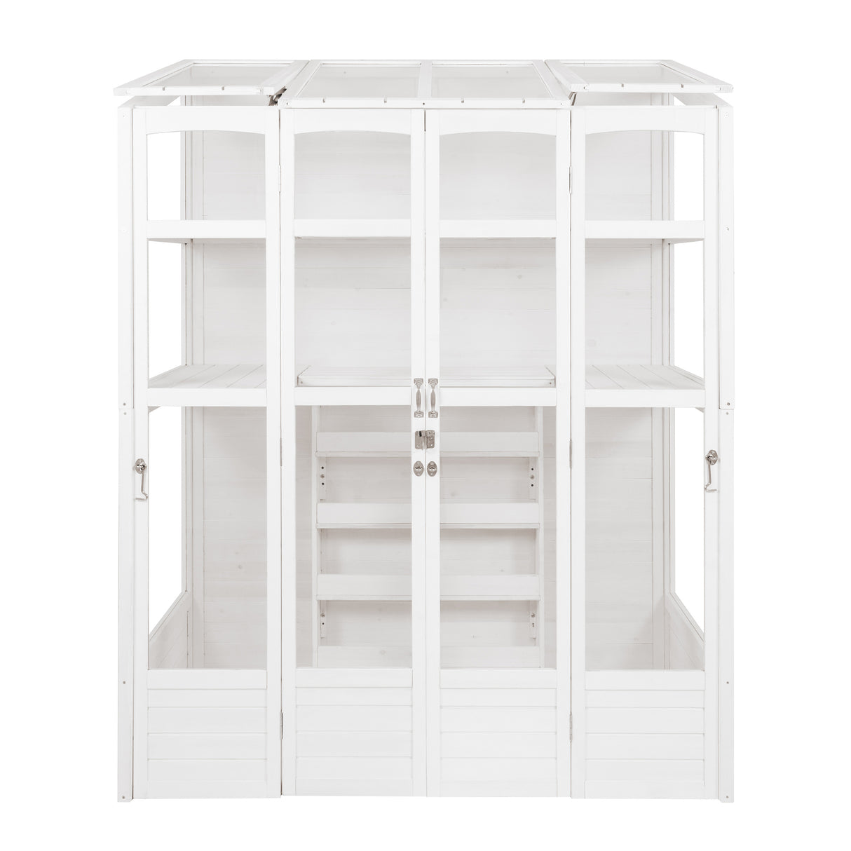 Invernadero de Madera Estilo Victoriano - Blanco