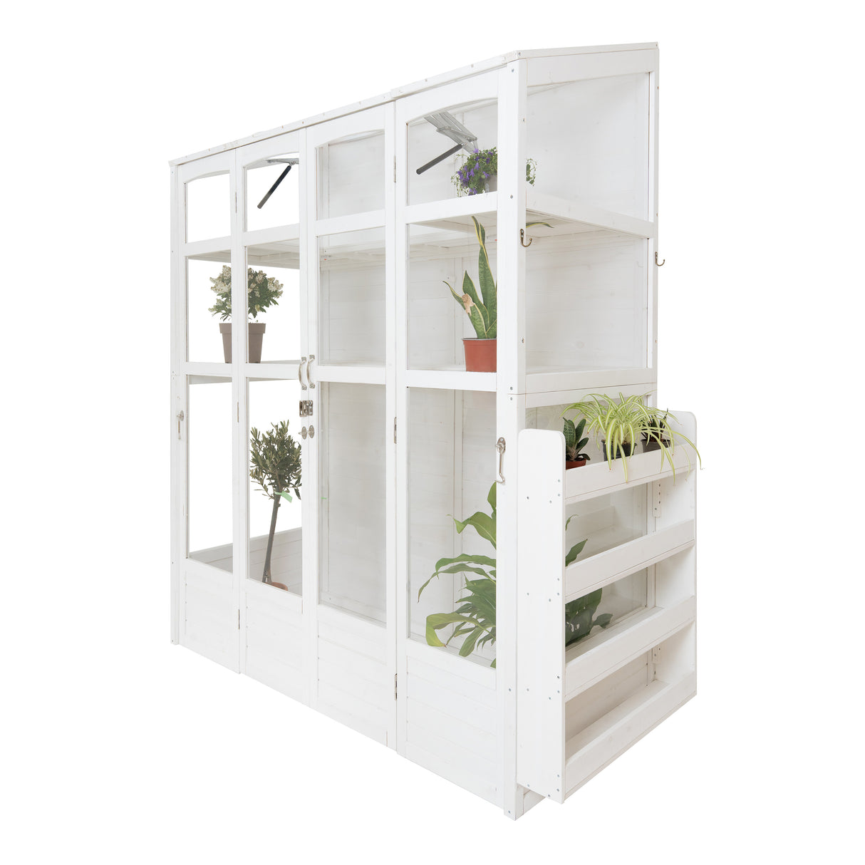 Invernadero de Madera Estilo Victoriano - Blanco