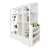 Invernadero de Madera Estilo Victoriano - Blanco