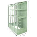 Invernadero de Madera Estilo Victoriano - Verde
