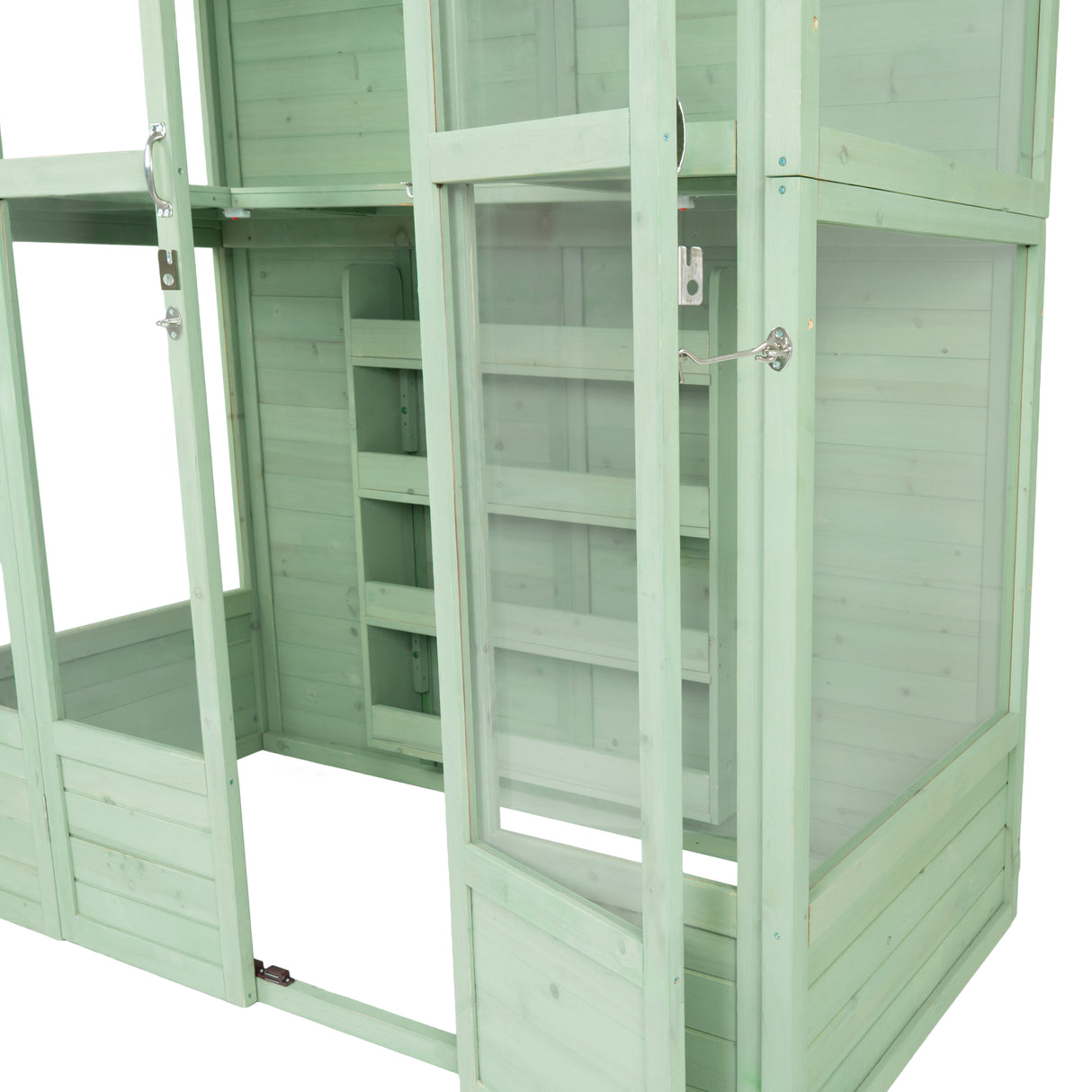 Invernadero de Madera Estilo Victoriano - Verde