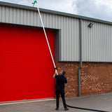 Kit de Limpieza de Canalones con Aspiradora 60L, Tubos Extensibles y Cámara 4K