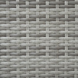 Conjunto de Ratán con Sofá Rinconera y Mesa de Madera Sintética – Gris