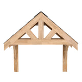 Kit de Marquesina de Entrada de Roble Macizo – 125 cm