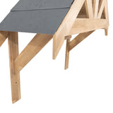 Kit de Marquesina de Entrada de Roble Macizo – 140 cm