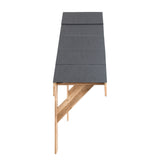 Kit de Marquesina de Entrada de Roble Macizo – 140 cm