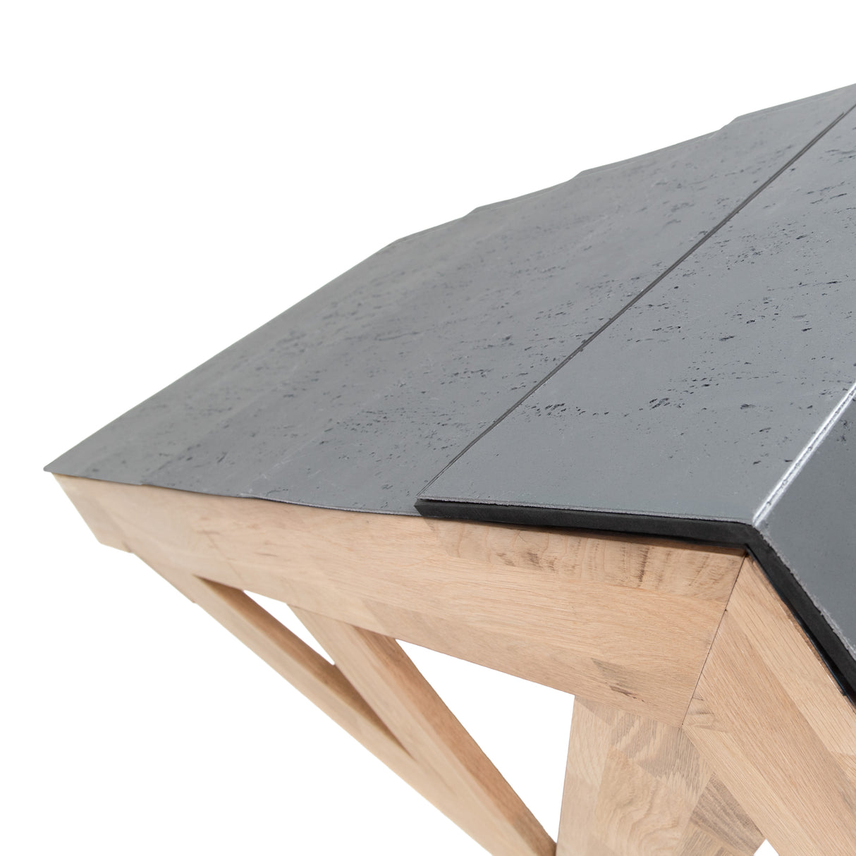 Kit de Marquesina de Entrada de Roble Macizo – 140 cm