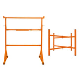 Pack de 4 Caballetes de obra + 5 Soportes para Tablero de Mampostería de 50 cm