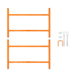 Pack de 4 Caballetes de obra + 5 Soportes para Tablero de Mampostería de 50 cm