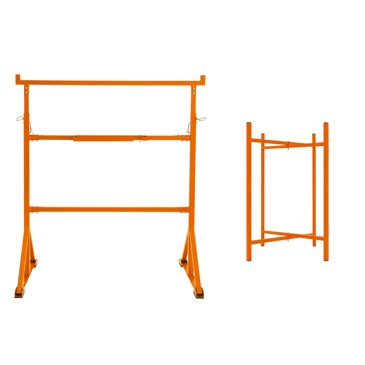 Pack de 4 Caballetes de obra + 5 Soportes para Tablero de Mampostería de 75 cm