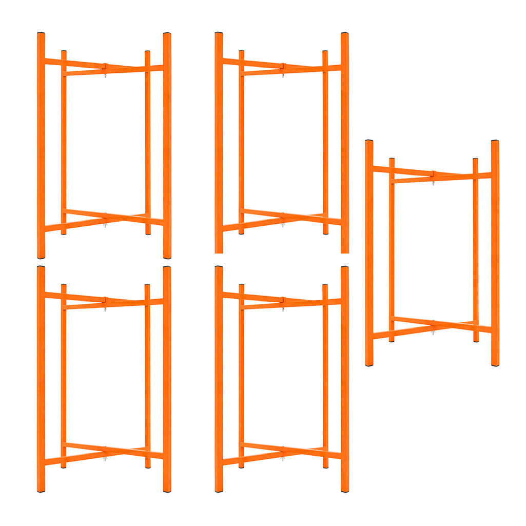Pack de 4 Caballetes de obra + 5 Soportes para Tablero de Mampostería de 75 cm