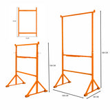 Pack de 4 Caballetes de obra + 5 Soportes para Tablero de Mampostería de 75 cm