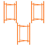 Pack de 2 Caballetes de obra + 3 Soportes para Tablero de Mampostería de 75 cm