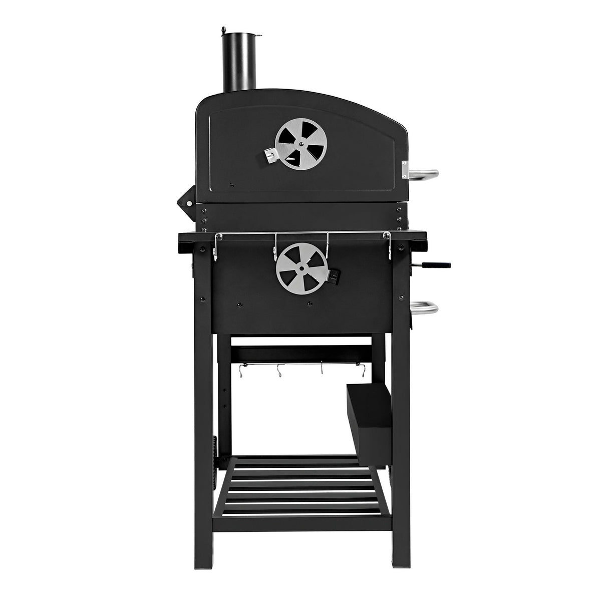 Barbacoa de Carbón XXL con Ahumador y Madera para Ahumar