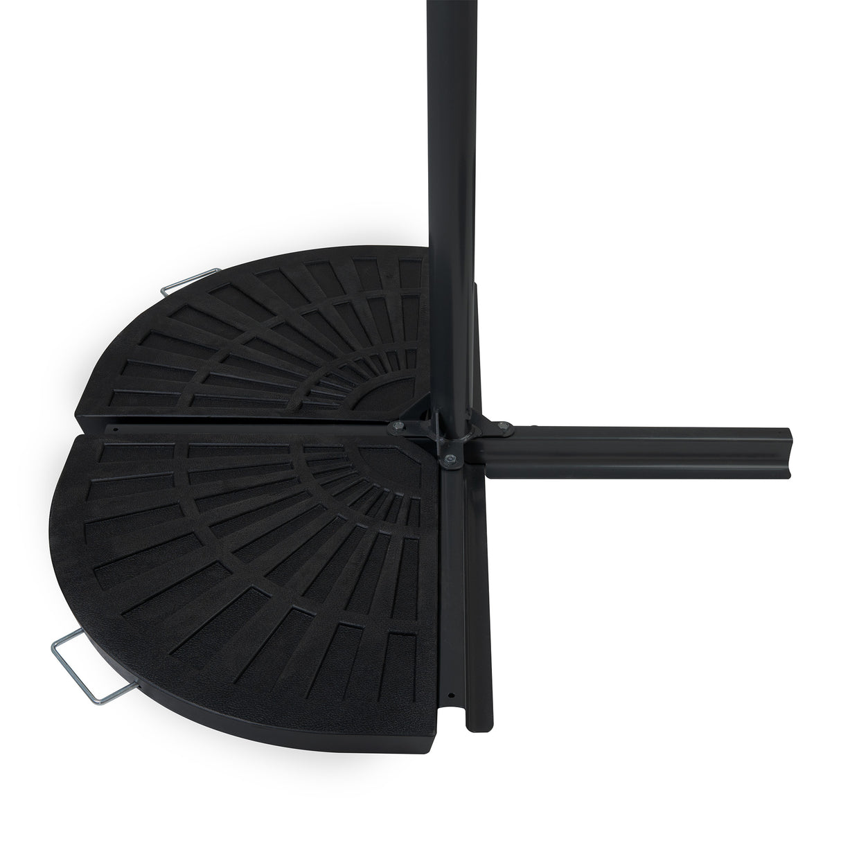Base para Parasol Excéntrico de 2 Piezas – Forma Abanico