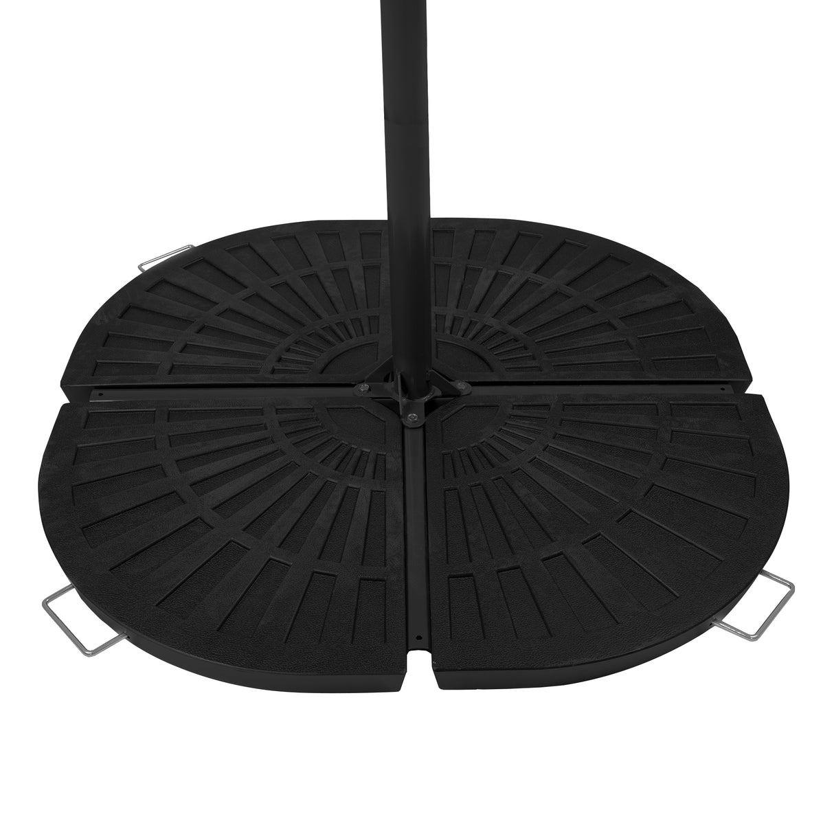 Base para Parasol Excéntrico de 4 Piezas – Forma Abanico