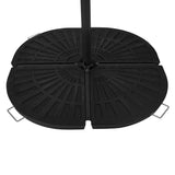 Base para Parasol Excéntrico de 4 Piezas – Forma Abanico