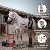 Ducha Portátil para Caballos y Esquiladora Inalámbrica