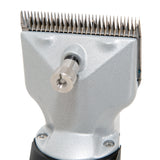 Cuchilla de esquiladora inalámbrica para caballos, con acabado plateado brillante y dientes afilados, ideal para un corte preciso