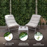 Jardín Vertical Artificial Ayla x 2 - 100 x 100 cm