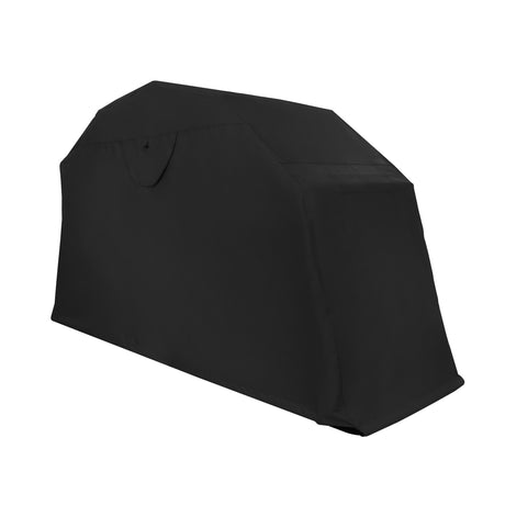 Garaje plegable para moto XL en color negro, con diseño resistente y textura suave, ideal para proteger la moto de las inclemencias del tiempo