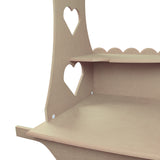 KuKoo Carrito de Dulces de Madera MDF 199cm para matrimonio, cumpleaños y bautismo