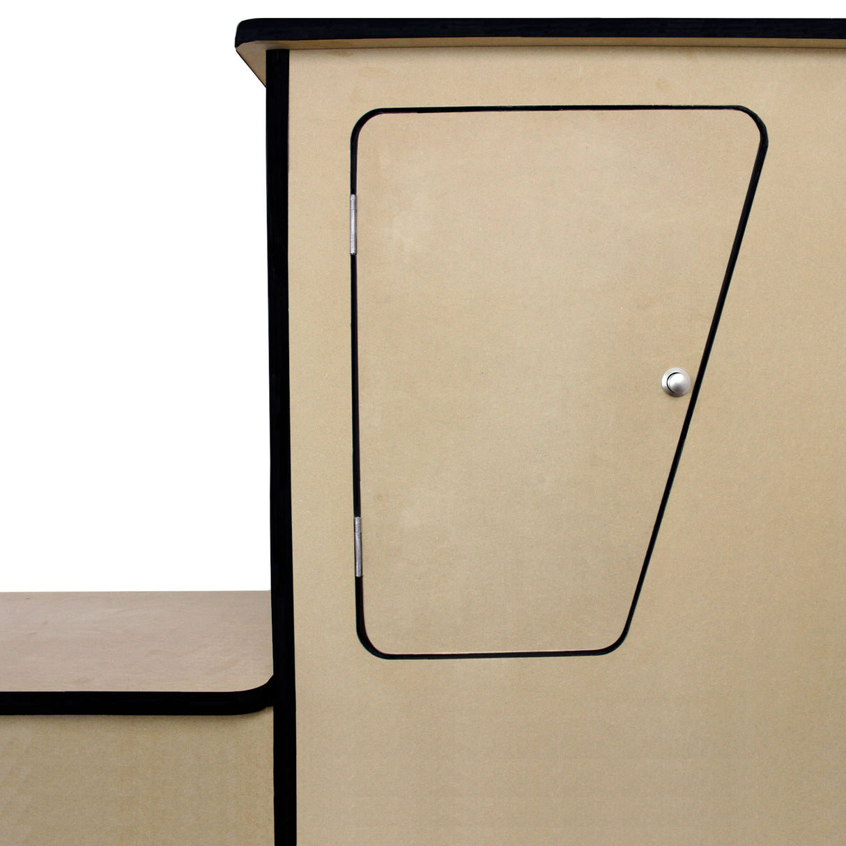 Revestimiento y encolado para furgoneta negra de 11 m² con cocina para autocaravana