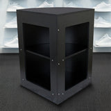 Mostrador de esquina para tienda minorista CM60 - Negro