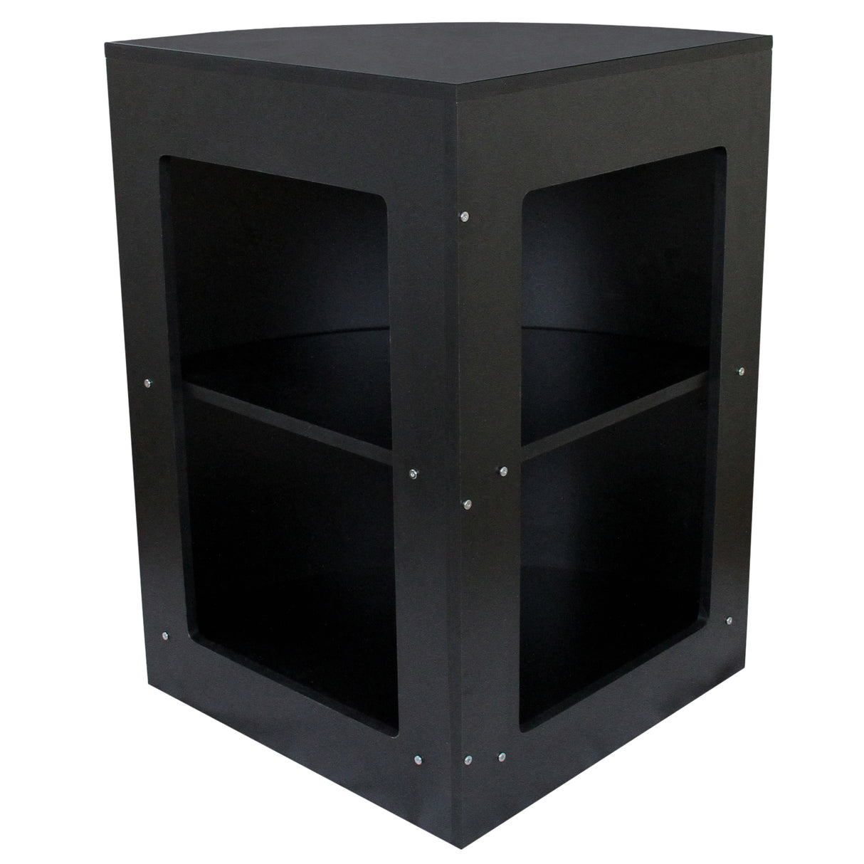 Mostrador CM60 Negro para Tienda y Recepción Sólido y Elegante 90 x 60 x 60cm