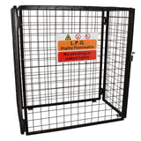 Jaula Metálica 92cm para 3 Cilindros de Gas 19kg Acero Galvanizado Impermeable